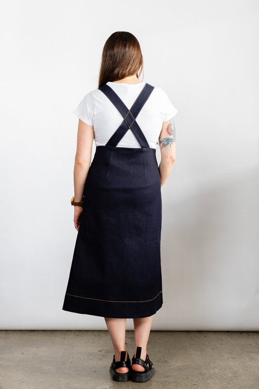 Bethany Denim Pinafore
