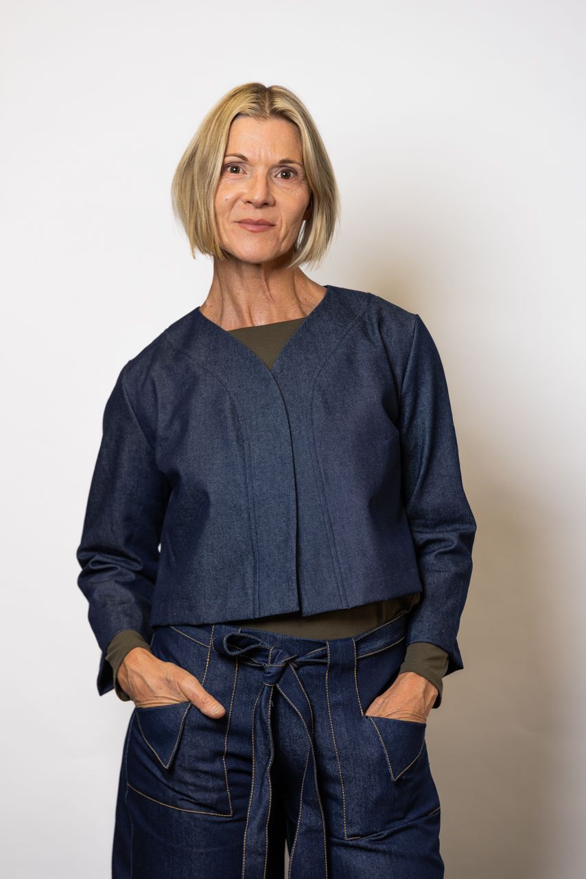 Anita Cropped Denim jacket