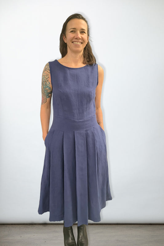 Audrey Pleated Dress