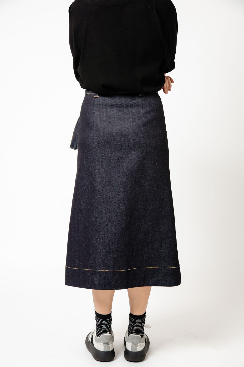 Rachel Indigo Denim Skirt