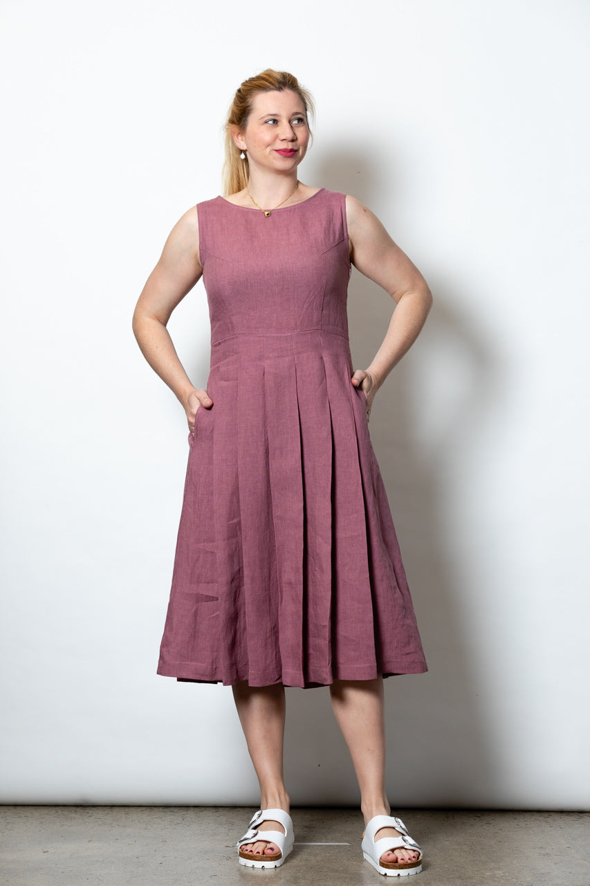 Audrey Pleated Dress