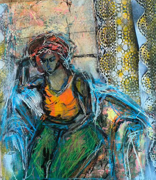 Lady in a chair